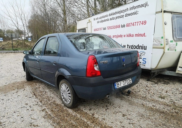 Dacia Logan cena 4199 przebieg: 213456, rok produkcji 2007 z Zielonka małe 16